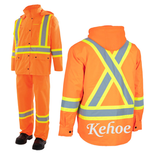 Hi Vis Forcefield 3 Piece Rain Suit