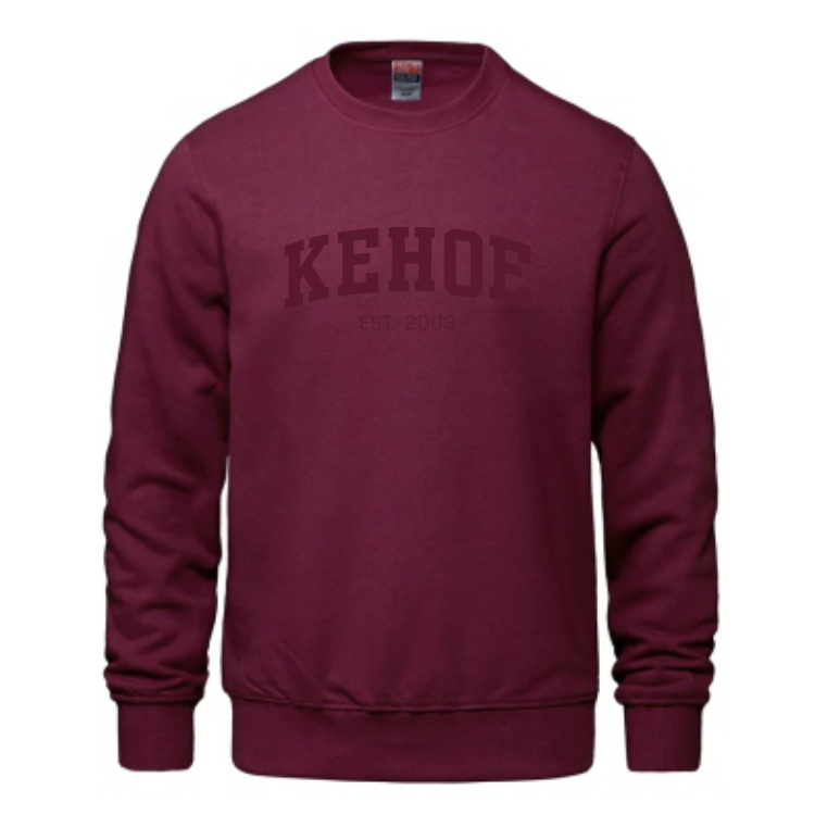 Adult Crewneck Sweatshirt - Maroon